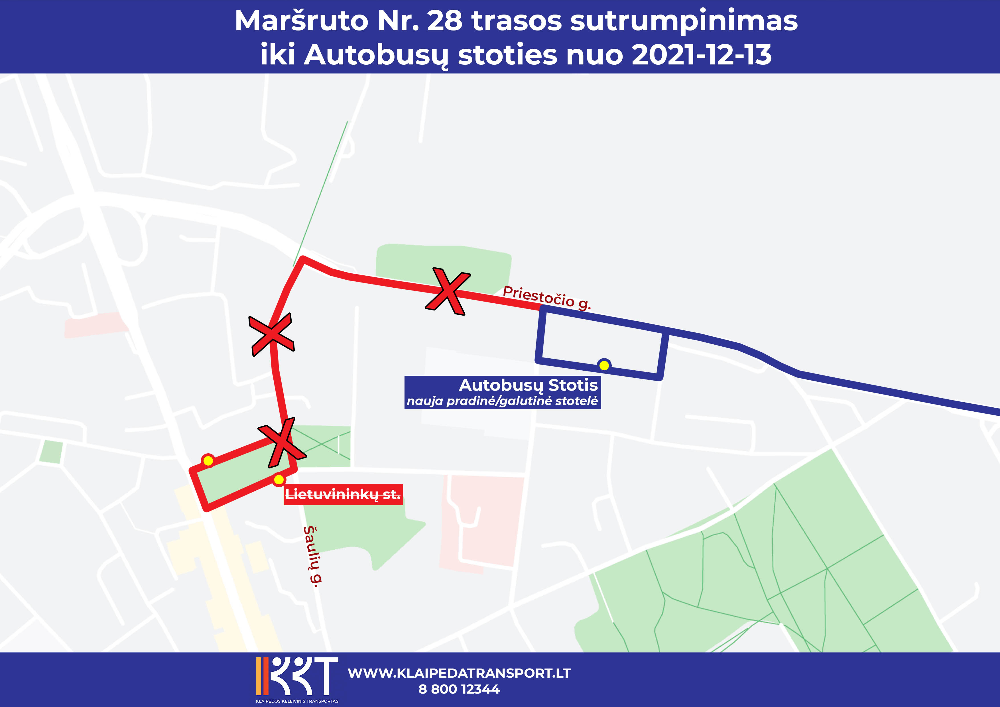 28 maršrutas nuo Autobusų stoties nuo 2021-12-13 v2